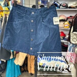 Free People NWT sz 10 corduroy skirt A35